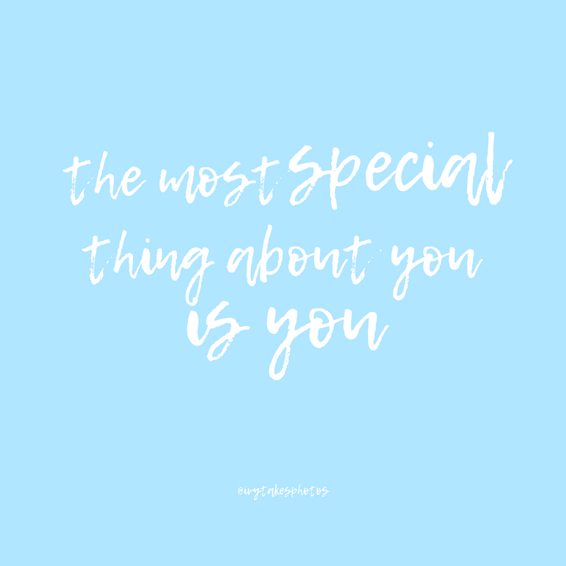 most special thing about you